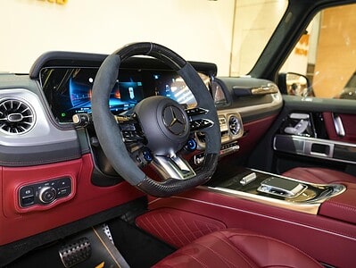 2026 Mercedes Benz G63 Double Night Package 4.0L V8 biturbo Engine Black Red