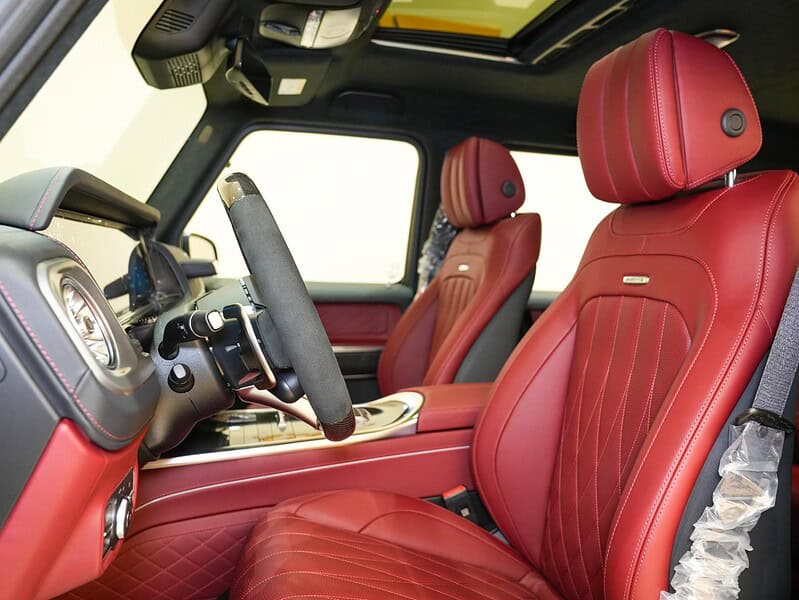 2026 Mercedes Benz G63 Double Night Package 4.0L V8 biturbo Engine Black Red