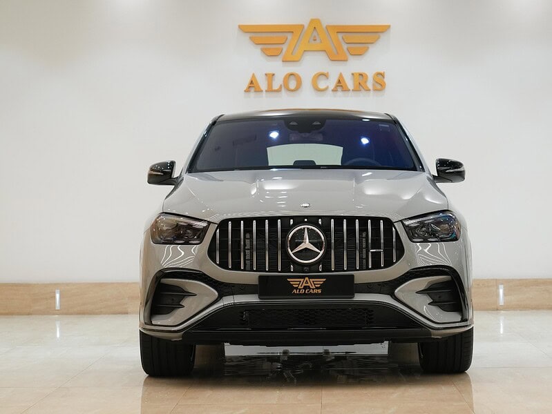 2025 Mercedes Benz GLE 53 Turbo 4MATIC+ inline 6-cylinder Engine Grey Red