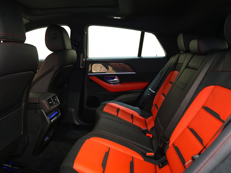 2025 Mercedes Benz GLE 53 Turbo 4MATIC+ inline 6-cylinder Engine Grey Red