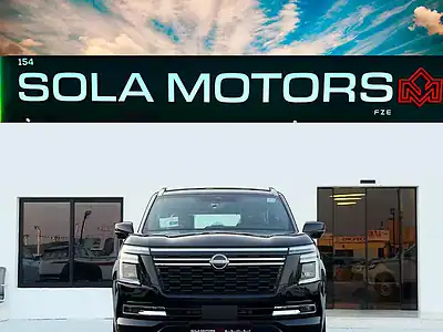 2025 NISSAN PATROL PLATINUM 3.5 TWIN TURBO V6 Engine Black Beige SUV