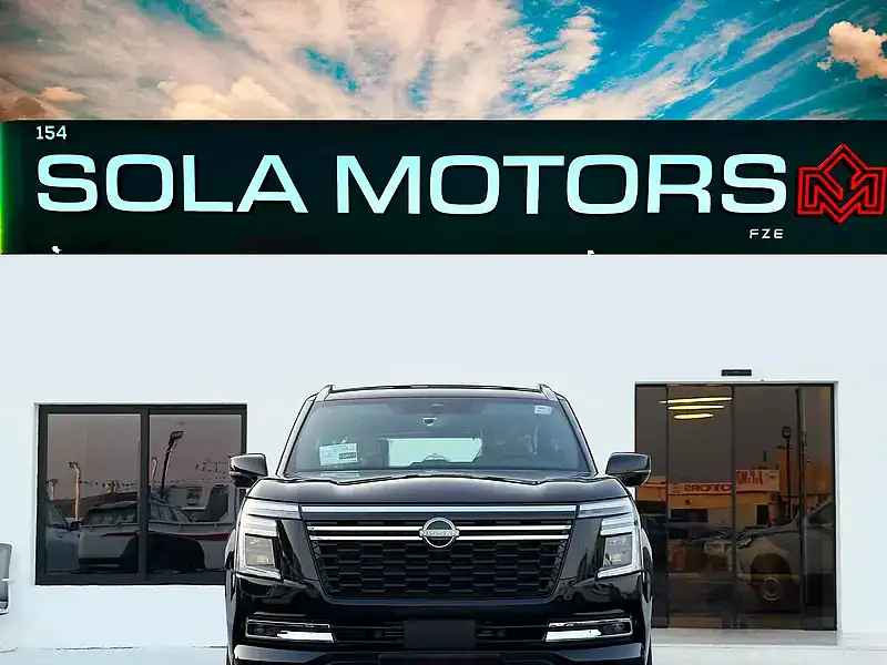 2025 NISSAN PATROL PLATINUM 3.5 TWIN TURBO V6 Engine Black Beige SUV