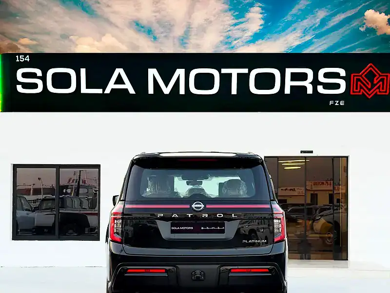 2025 NISSAN PATROL PLATINUM 3.5 TWIN TURBO V6 Engine Black Beige SUV