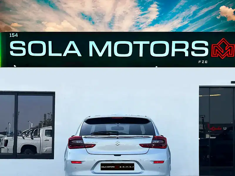 2026 SUZUKI BALENO GLX A/T 1.5 PTR 4 Cylinders Engine Silver Black