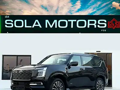 2025 NISSAN PATROL PLATINUM 3.5 TWIN TURBO V6 Engine Black Beige SUV