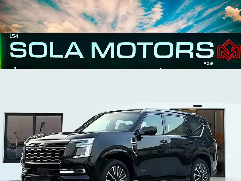 2025 NISSAN PATROL PLATINUM 3.5 TWIN TURBO V6 Engine Black Beige SUV