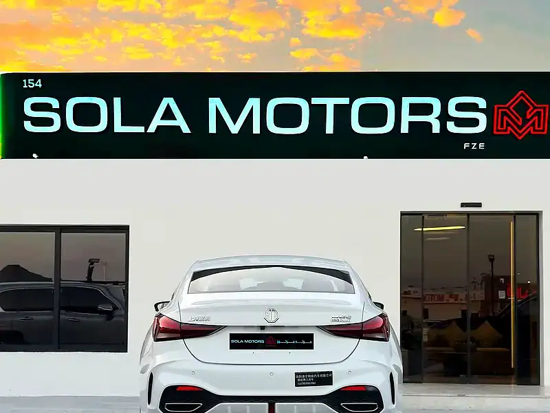 2025 MG5 GLOBAL LUXURY EDITION 1.5L A/T PTR 4 Cylinders White Black Sedan