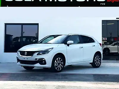 2026 SUZUKI BALENO GLX A/T 1.5 PTR 4 Cylinders Engine White Black