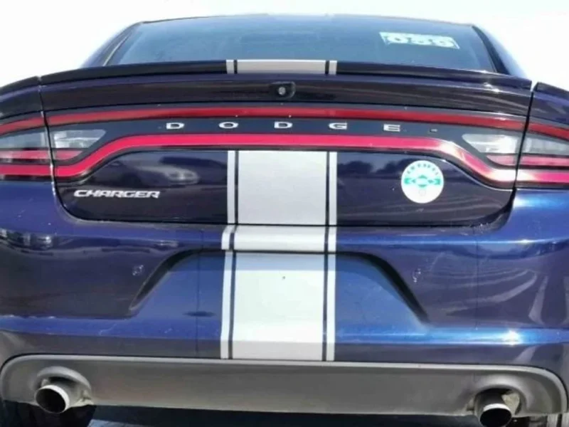 2017 Dodge Charger SXT 5.7 Liter V8 PETROL Engine Blue Red Sedan