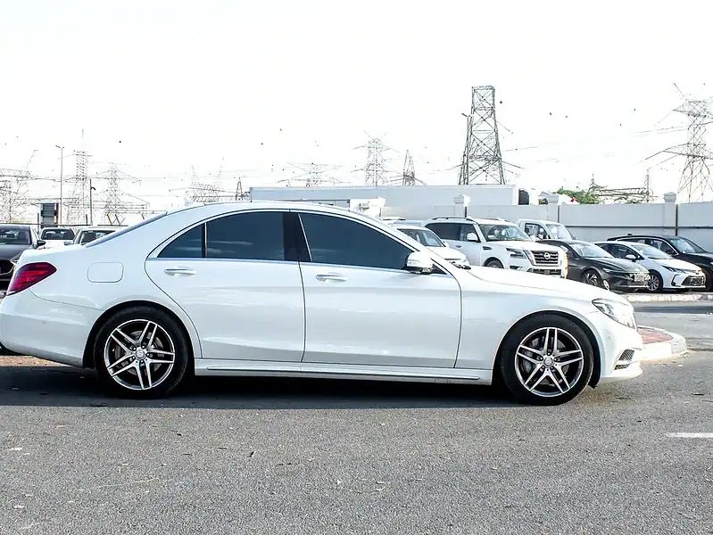 2015 Mercedes-Benz S-Class S 400 h 6 Cylinders Engine Petrol White Brown Sedan