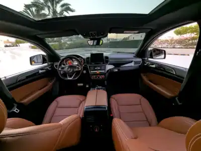 2017 Mercedes-Benz GLE Coupe GLE 43 AMG 6 Cylinders Engine Silver Brown SUV