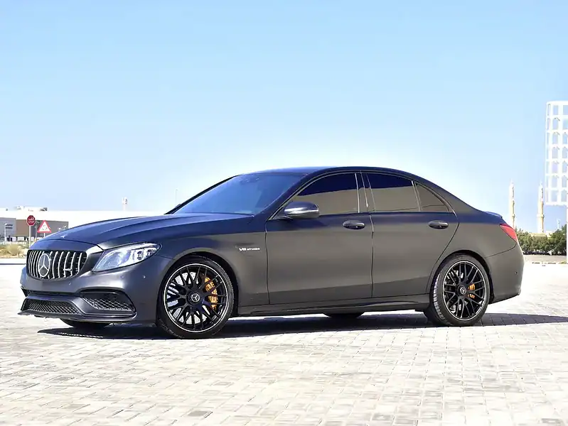 2020 Mercedes-Benz C-Class C63 S AMG 8 Cylinder Engine Black Sedan AT