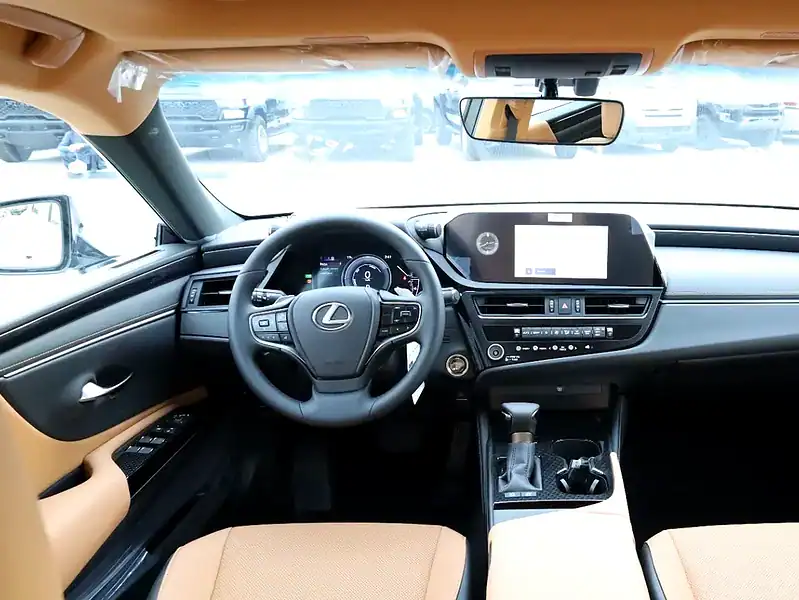 2025 Lexus ES-Series 2.5L SEDAN Other Hybrid 4 Cylinder Engine White Tan