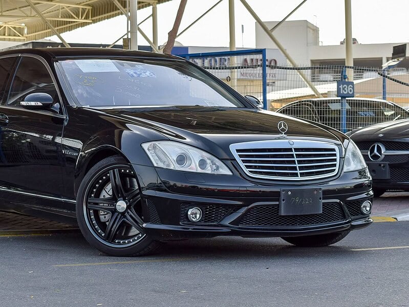 2008 Mercedes-Benz S63L AMG 6.2L Naturally aspirated 6.2-liter V8 Black Sedan