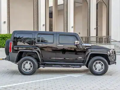 2008 Hummer H3 Other 5 Cylinder Engine Petrol Black Beige SUV GCC Specs