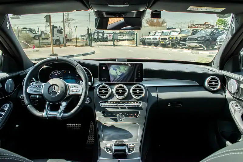 2019 Mercedes-Benz C-Class C43 AMG 6 Cylinders Engine Petrol Red Black Sedan