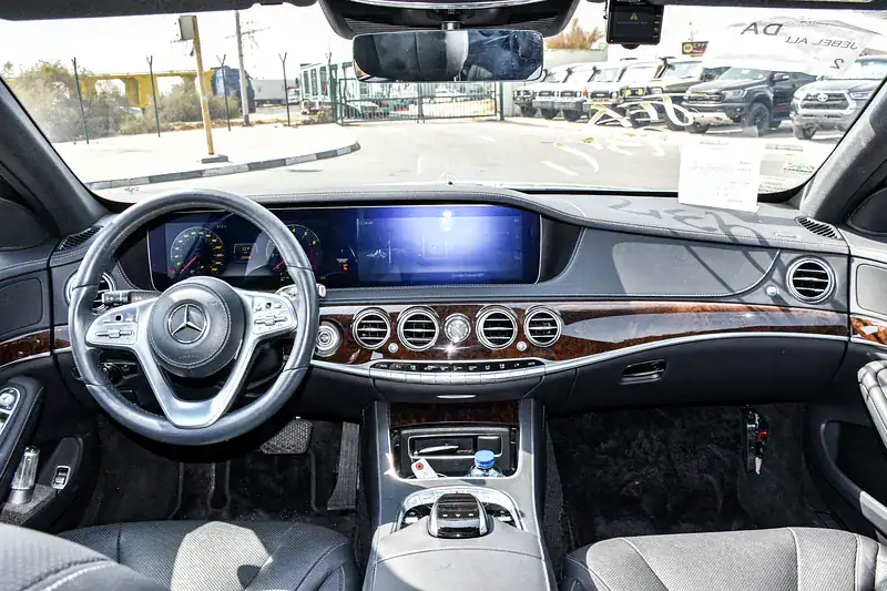 2019 Mercedes-Benz S-Class S 450 6 Cylinders Engine Petrol Silver Black Sedan