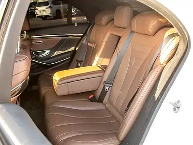 2015 Mercedes-Benz S-Class S 400 h 6 Cylinders Engine Petrol White Brown Sedan