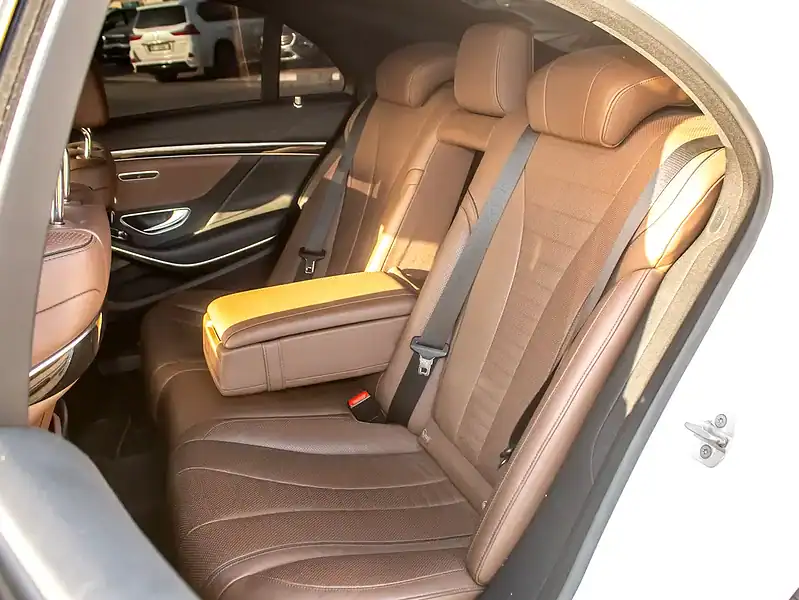 2015 Mercedes-Benz S-Class S 400 h 6 Cylinders Engine Petrol White Brown Sedan