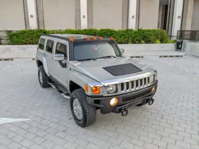 2006 Hummer H3 Other 5 Cylinders Engine Silver Black SUV GCC Specs