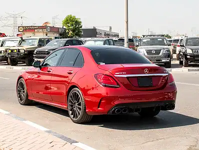 2019 Mercedes-Benz C-Class C43 AMG 6 Cylinders Engine Petrol Red Black Sedan