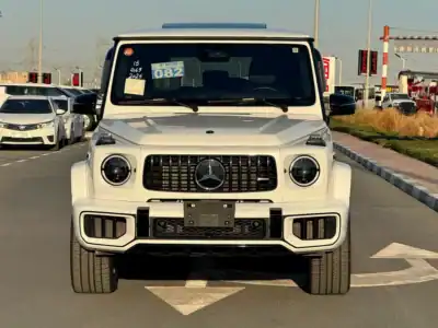 2025 Mercedes-Benz G-Class G 63 AMG AUCTION GRADE 5/A V8 White Black Wagon