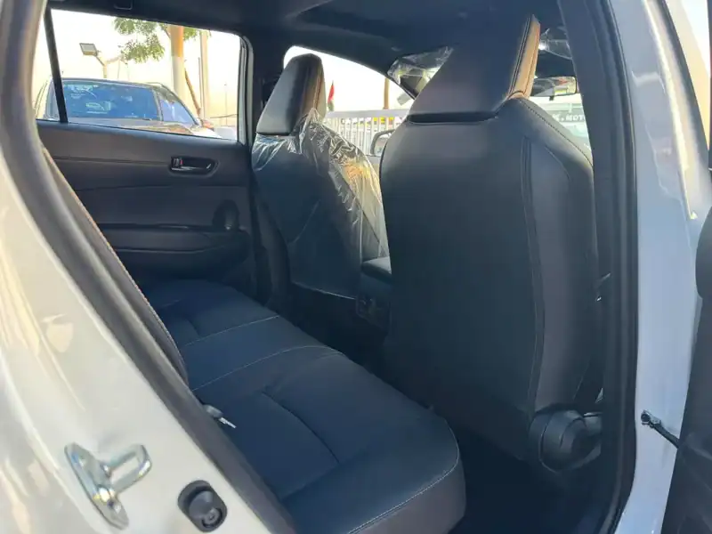 2025 Toyota Corolla Cross Hybrid 4 Cylinders Engine White Black Crossover