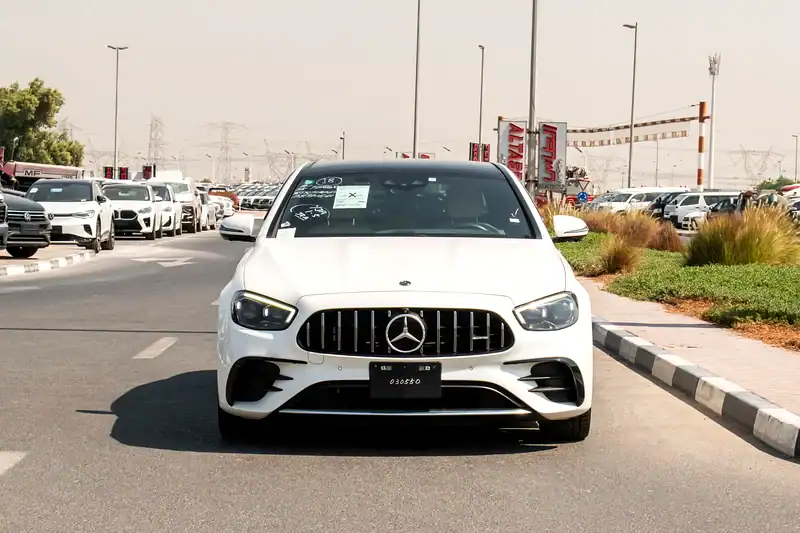 2021 Mercedes-Benz E-Class E53 AMG 6 Cylinders Engine White Beige Sedan