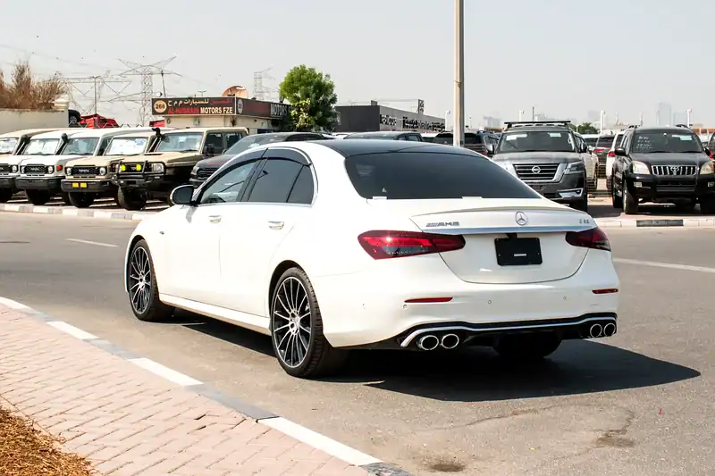 2021 Mercedes-Benz E-Class E53 AMG 6 Cylinders Engine White Beige Sedan