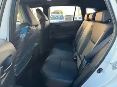 2025 Toyota Corolla Cross Hybrid 4 Cylinders Engine White Black Crossover