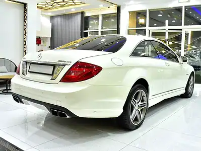 2011 Mercedes-Benz CL-Class CL 63 AMG 8 Cylinders Engine White Beige Coupe