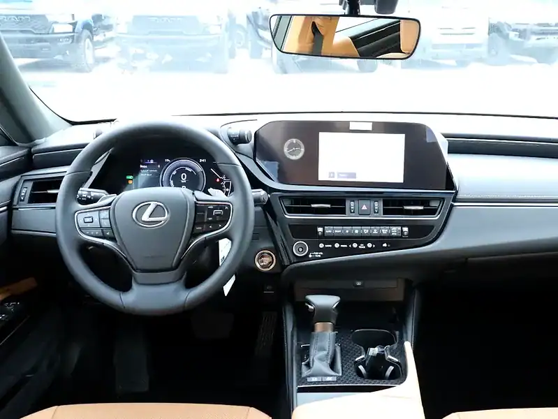 2025 Lexus ES-Series 2.5L SEDAN Other Hybrid 4 Cylinder Engine White Tan