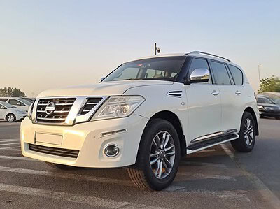 2012 Nissan Patrol LE 5.6 litres V8 Engine Petrol White Beige SUV