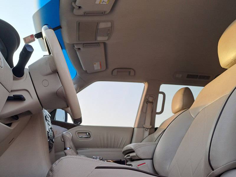 2012 Nissan Patrol LE 5.6 litres V8 Engine Petrol White Beige SUV