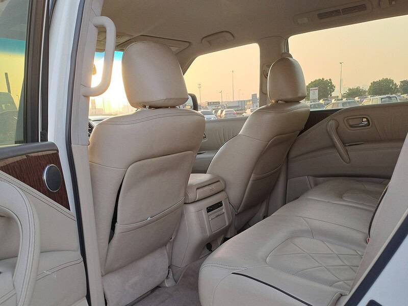 2012 Nissan Patrol LE 5.6 litres V8 Engine Petrol White Beige SUV