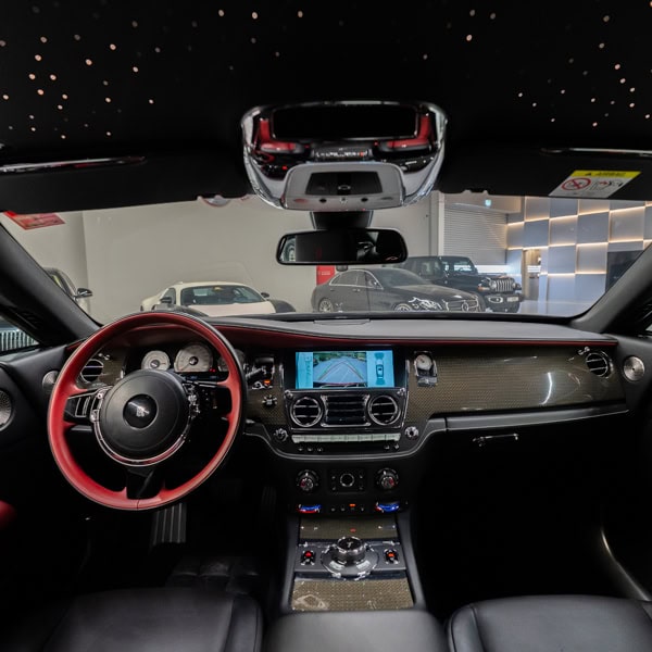 2017 Rolls-Royce Wraith 12 Cylinders Engine Petrol Red Black Coupe RWD