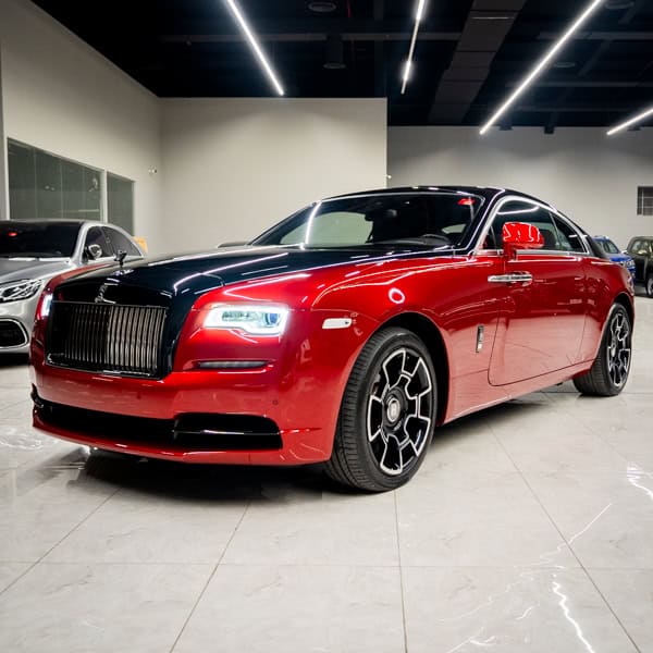 2017 Rolls-Royce Wraith 12 Cylinders Engine Petrol Red Black Coupe RWD