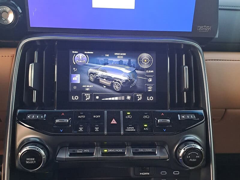 2025 Lexus LX 700h Hybrid 6 Cylinders Engine Petrol Black Tan Full SUV