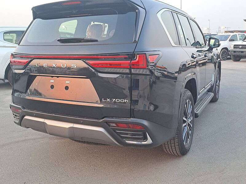 2025 Lexus LX 700h Hybrid 6 Cylinders Engine Petrol Black Tan Full SUV