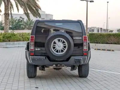 2008 Hummer H3 Other 5 Cylinder Engine Petrol Black Beige SUV GCC Specs