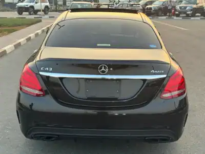 2016 Mercedes-Benz C-Class C 43 4Matic V6 Engine AUCTION GRADE 4/B Black Sedan