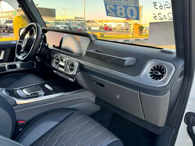 2025 Mercedes-Benz G-Class G 63 AMG AUCTION GRADE 5/A V8 White Black Wagon