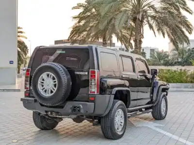 2008 Hummer H3 Other 5 Cylinder Engine Petrol Black Beige SUV GCC Specs