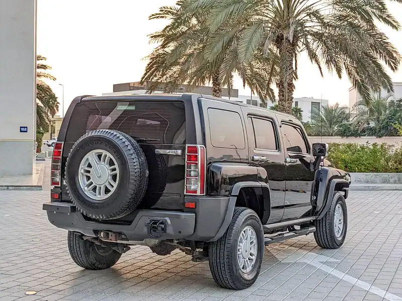 2008 Hummer H3 Other 5 Cylinder Engine Petrol Black Beige SUV GCC Specs