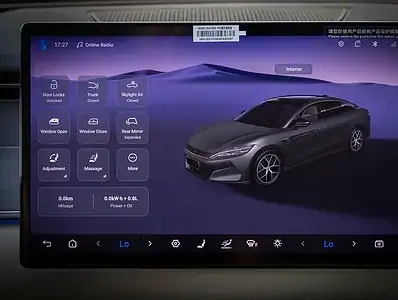 2025 BYD HAN PHEV 4 Cylinders Engine Silver White Sedan FWD