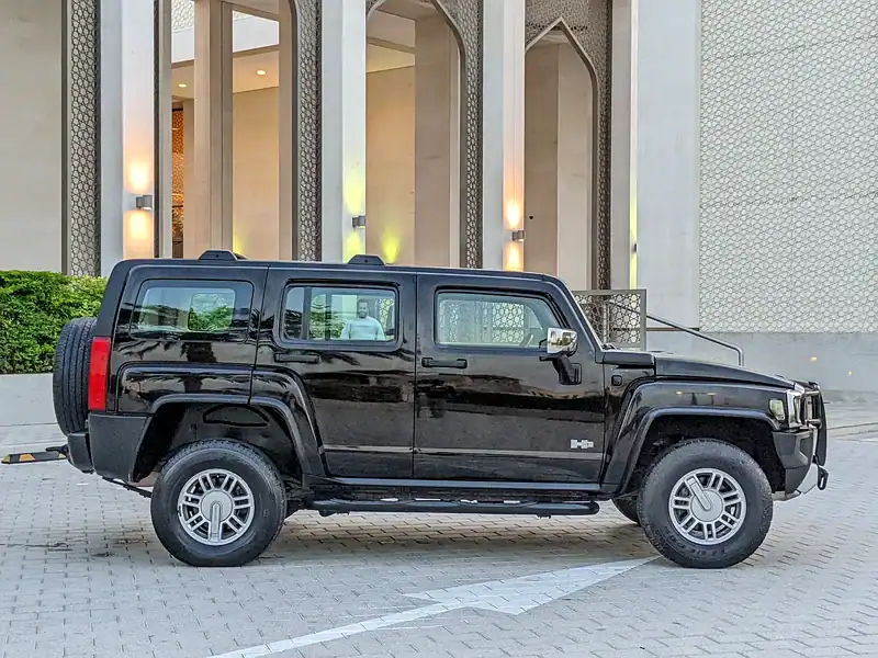 2008 Hummer H3 Other 5 Cylinder Engine Petrol Black SUV GCC Specs