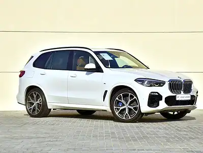 2019 BMW X5 Xdrive 40i 6 Cylinder Engine White Tan SUV GCC Specs