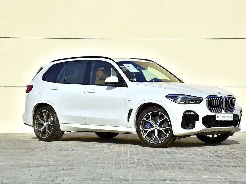 2019 BMW X5 Xdrive 40i 6 Cylinder Engine White Tan SUV GCC Specs