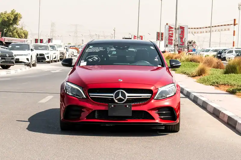 2019 Mercedes-Benz C-Class C43 AMG 6 Cylinders Engine Petrol Red Black Sedan