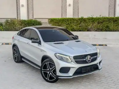 2017 Mercedes-Benz GLE Coupe GLE 43 AMG 6 Cylinders Engine Silver Brown SUV